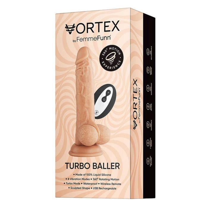 Consolador Realista FemmeFunn Vortex Silicona ABS Ø 3,8 cm 2 Consolador Realista FemmeFunn Vortex Silicona ABS Ø 3,8 cm 2