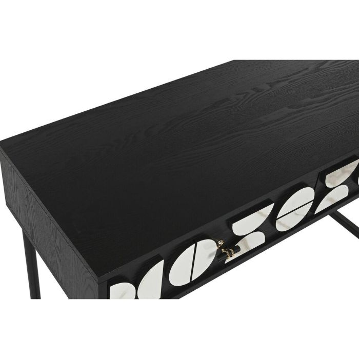 Recibidor Home ESPRIT Blanco Negro 100 x 40 x 77 cm 4 Recibidor Home ESPRIT Blanco Negro 100 x 40 x 77 cm 4