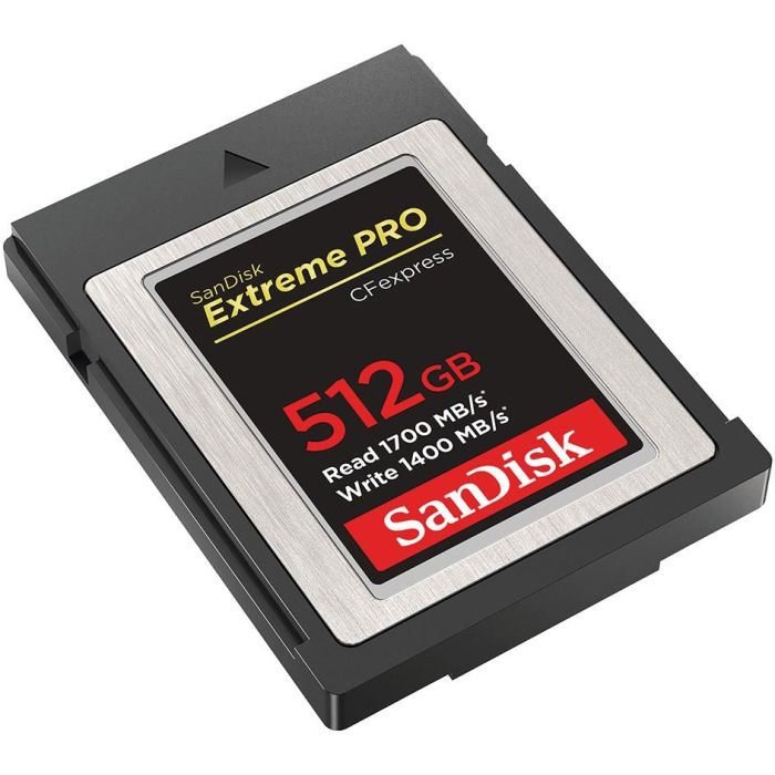 CARD 512GB SanDisk Extreme Pro CFexpress card 1700MB/s 1 CARD 512GB SanDisk Extreme Pro CFexpress card 1700MB/s 1