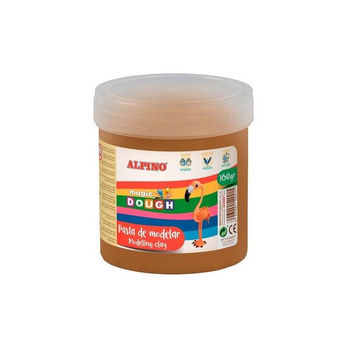 Alpino Pasta De Moldear Magic Dough Bote 160 gr Marrón