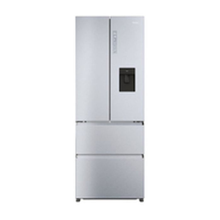 Frigorífico combinado Haier HFR5719EWMG 190 Plateado 24 Frigorífico combinado Haier HFR5719EWMG 190 Plateado 24