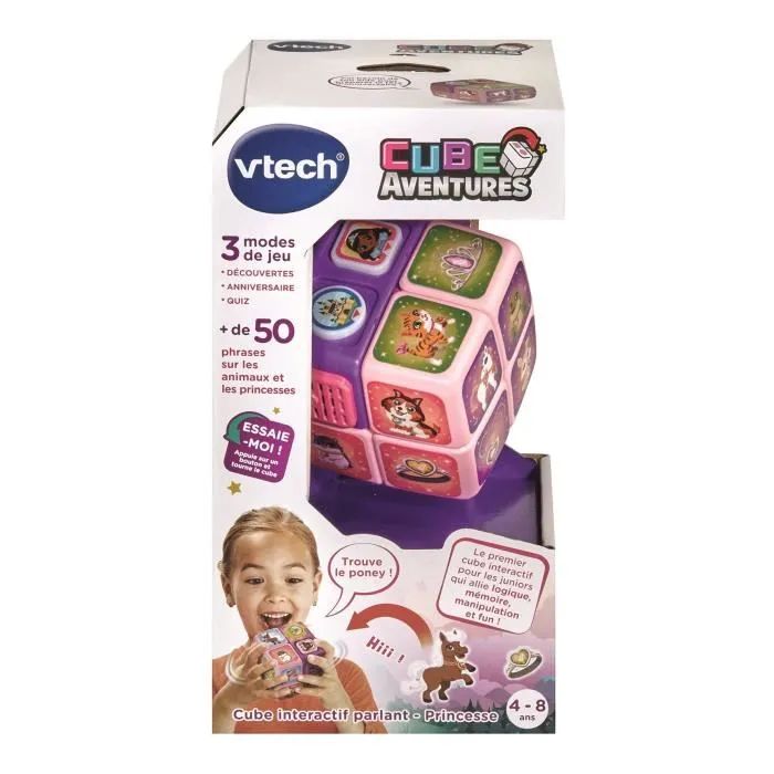 Vtech VT80574005 Aventuras Del Cubo Princesas Idioma Francés Vtech VT80574005 Aventuras Del Cubo Princesas Idioma Francés