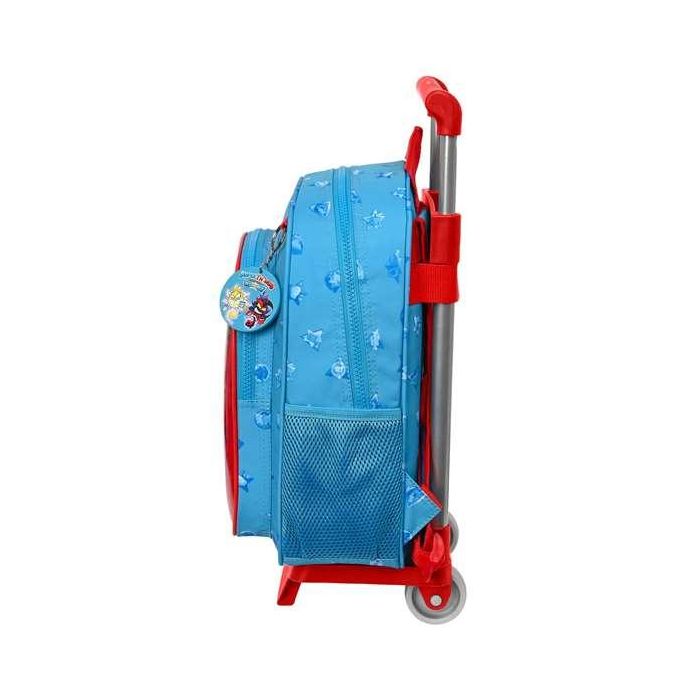 Mochila Escolar con Ruedas SuperThings Rescue force 27 x 33 x 10 cm Azul 2