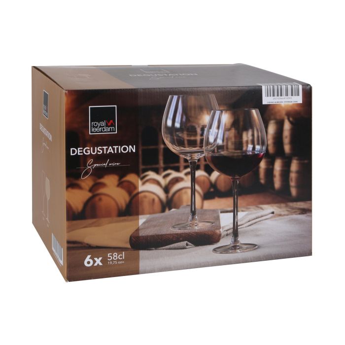 Royal Leerdam Set 6 Copas Balón 58Cl Degustación para Vino 5
