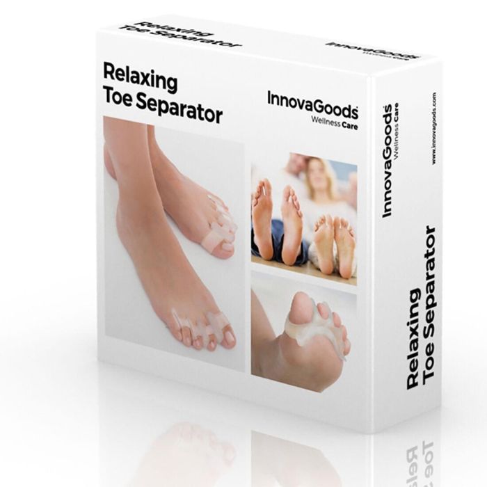 Separadores de Dedos Relajantes InnovaGoods 2 Unidades 1 Separadores de Dedos Relajantes InnovaGoods 2 Unidades 1