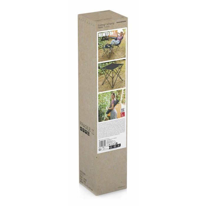 Mesa de Camping Textil Plegable con Funda Cafolby InnovaGoods 2 Mesa de Camping Textil Plegable con Funda Cafolby InnovaGoods 2
