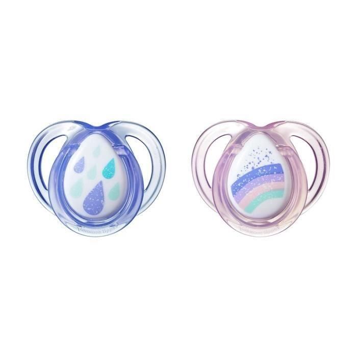 TOMMEE TIPPEE 2 Lollipops CTN Classic 0-6m color aleatorio (colores aleatorios - Rosa / azul / transparente) 1