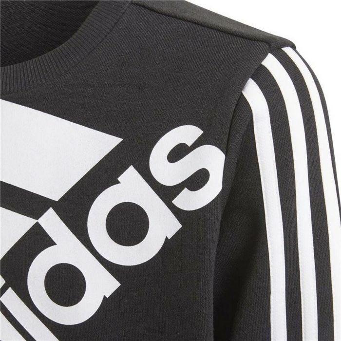 Sudadera Infantil Adidas Essentials Logo K Negro 3