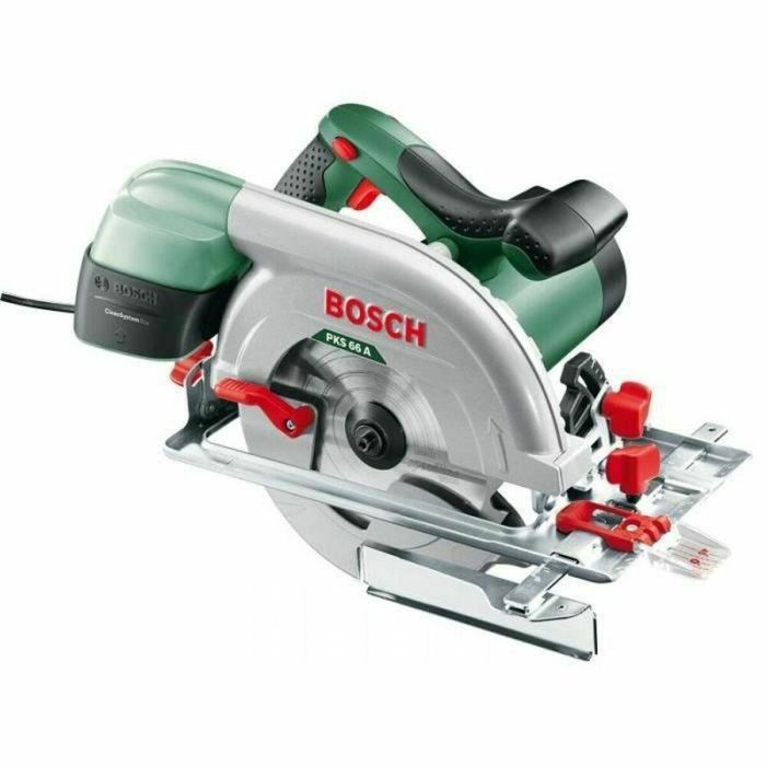 Bosch PKS 66 A Sierra circular 1600W, diámetro hoja 190mm, profundidad corte 48mm, sistema CleanSystem, CutControl