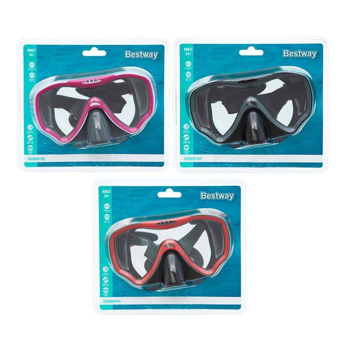 Mascara de buceo Bestway Gris Adulto (1 unidad) 3 Mascara de buceo Bestway Gris Adulto (1 unidad) 3