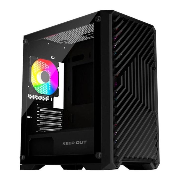 Keep Out XC-220 Glass Caja PC Gaming Negro, Compatible con Micro-ATX, Vidrio Templado ARGB, 330mm GPU, 165mm CPU Cooler 0 Keep Out XC-220 Glass Caja PC Gaming Negro, Compatible con Micro-ATX, Vidrio Templado ARGB, 330mm GPU, 165mm CPU Cooler 0