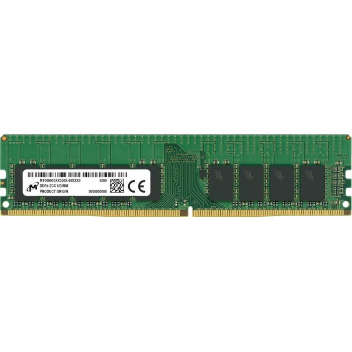 Micron 16GB DDR4-3200 ECC UDIMM 1Rx8 CL22 para Servidores y Workstations