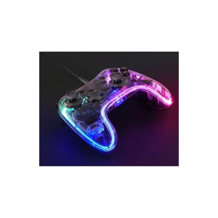 Mars Gaming MGP-C Gamepad RGB Neon Translucido, Vibración Háptica Dual, Cable USB-C Extraíble, Compatible PC Switch PS3 Android 3 Mars Gaming MGP-C Gamepad RGB Neon Translucido, Vibración Háptica Dual, Cable USB-C Extraíble, Compatible PC Switch PS3 Android 3