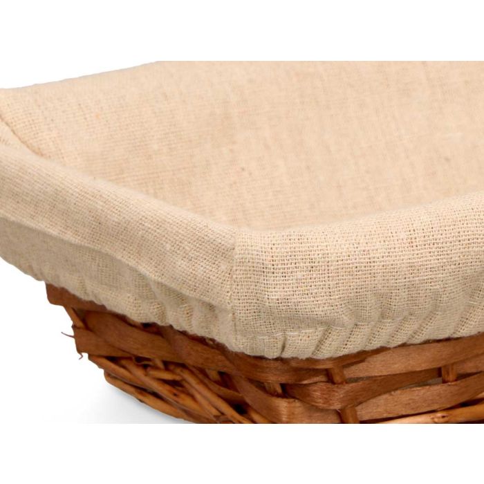 Cesta Rectangular Mimbre Madera Kipit 28X8CM (36 Unidades) 3 Cesta Rectangular Mimbre Madera Kipit 28X8CM (36 Unidades) 3