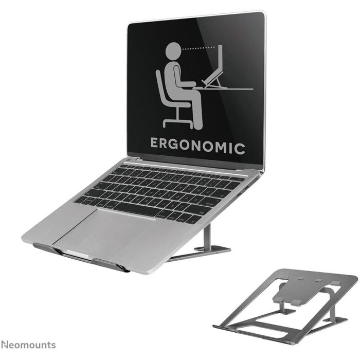 Neomounts NSLS085GREY Soporte Laptop Plegable de Aluminio Gris - 5kg 0 Neomounts NSLS085GREY Soporte Laptop Plegable de Aluminio Gris - 5kg 0