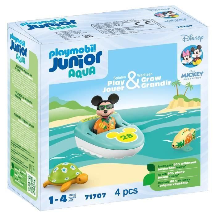 Playmobil Viaje en Bote con Mickey Junior 71707 Disney