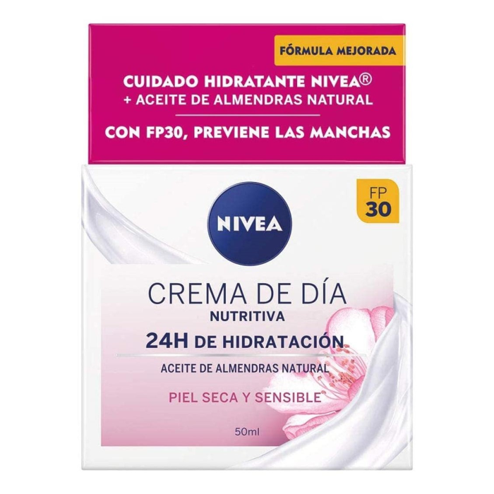 Nívea Cream Hidratante Día Seco-Sensible Spf 30 De 50 mL