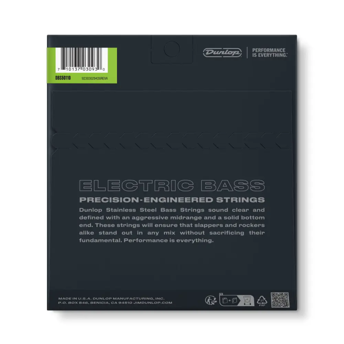 Dunlop Cuerdas Bajo Acero Inoxidable Heavy 50-110 1