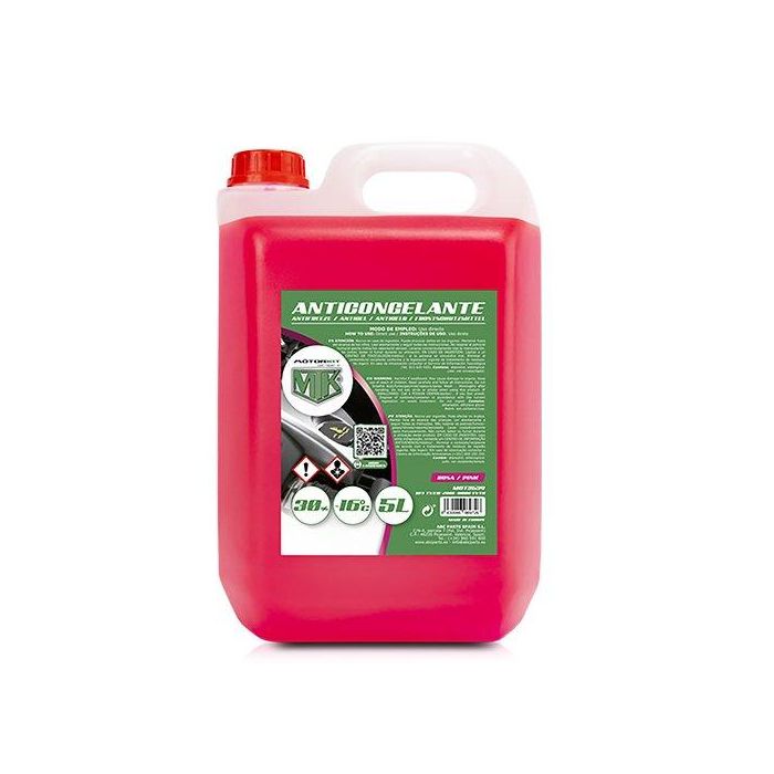 Anticongelante Motorkit -16º 30% Rosa (5 L) 4 Anticongelante Motorkit -16º 30% Rosa (5 L) 4