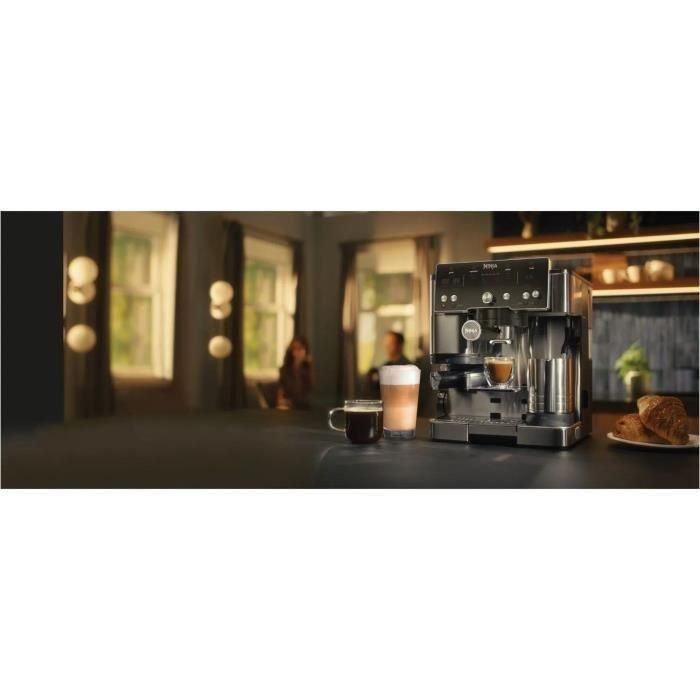 Cafetera espresso - NINJA - ES501EU Luxe Essential - 2 L - Pantalla digital - Negro / Acero inoxidable 2