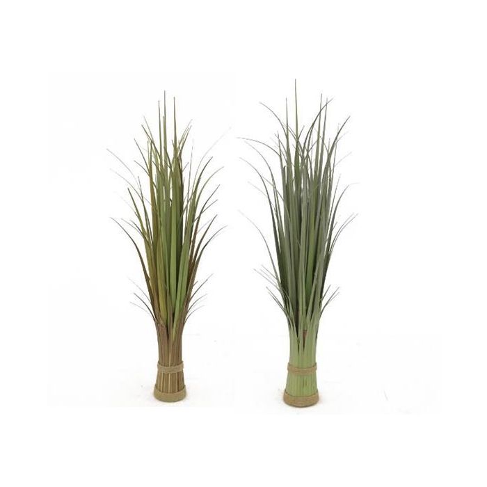 DKD Home Decor Set 4 Plantas Artificiales de Decoración Fabricadas en PE en Tonalidades Marrón y Verde con Dimensiones de 20x20x120 cm
