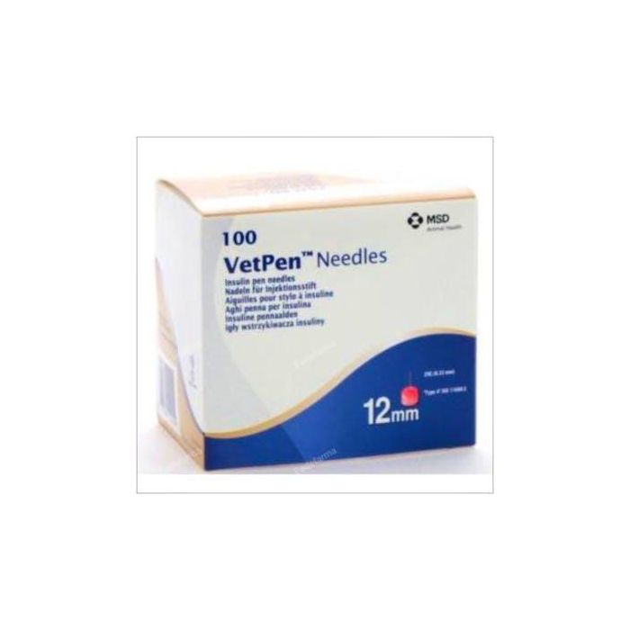 Caninsulin Agujas Vetpen 12 mm ultrafinas, 100 unidades