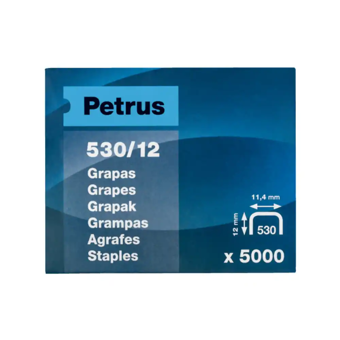 Grapas Petrus 530/12 (5000 Unidades) 1 Grapas Petrus 530/12 (5000 Unidades) 1