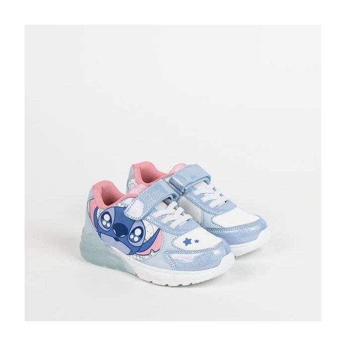 Cerdá t027 Zapatillas Deportivas Infantiles Stitch con Luces LED y Suela TPR Antideslizante, Color Azul Claro, Talla 27 - Niños 3+ años 0 Cerdá t027 Zapatillas Deportivas Infantiles Stitch con Luces LED y Suela TPR Antideslizante, Color Azul Claro, Talla 27 - Niños 3+ años 0