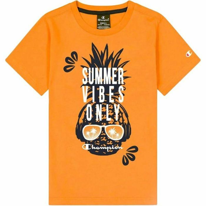 Conjunto Deportivo para Niños Champion Naranja 3