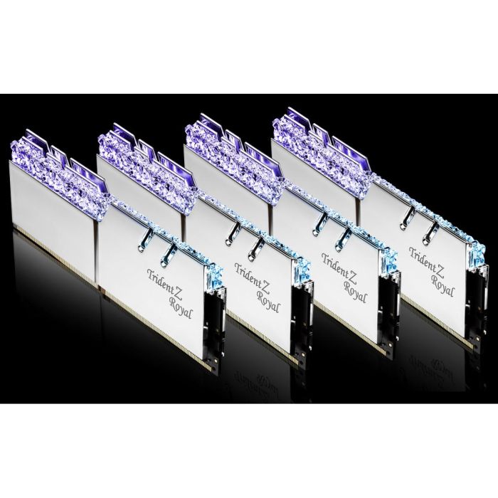 G.Skill F4-3200C16Q-64GTRS 64GB DDR4 3200MHz CL16 (4x16GB) Trident Z Royal para PC 0 G.Skill F4-3200C16Q-64GTRS 64GB DDR4 3200MHz CL16 (4x16GB) Trident Z Royal para PC 0