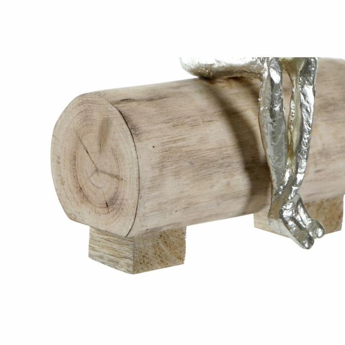Figura Scandi DKD Home Decor Marron 12 x 21 x 17 cm (2 Unidades) 1 Figura Scandi DKD Home Decor Marron 12 x 21 x 17 cm (2 Unidades) 1