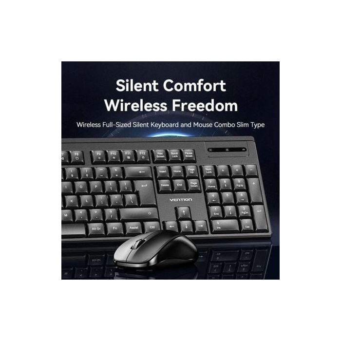 Teclado y Ratón Inalámbricos Vention Combo KTZB0-ES 1 Teclado y Ratón Inalámbricos Vention Combo KTZB0-ES 1