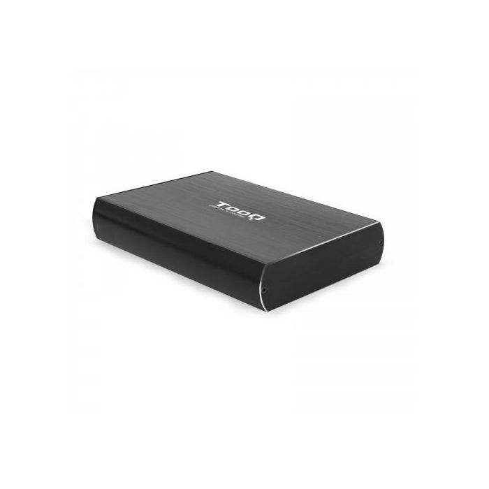 TooQ TQE-3531B Caja Externa para Disco Duro 3.5", USB 3.1 Gen 1 (5 Gbps), hasta 8 TB, SATA I/II/III, UASP, Aluminio Negro 2