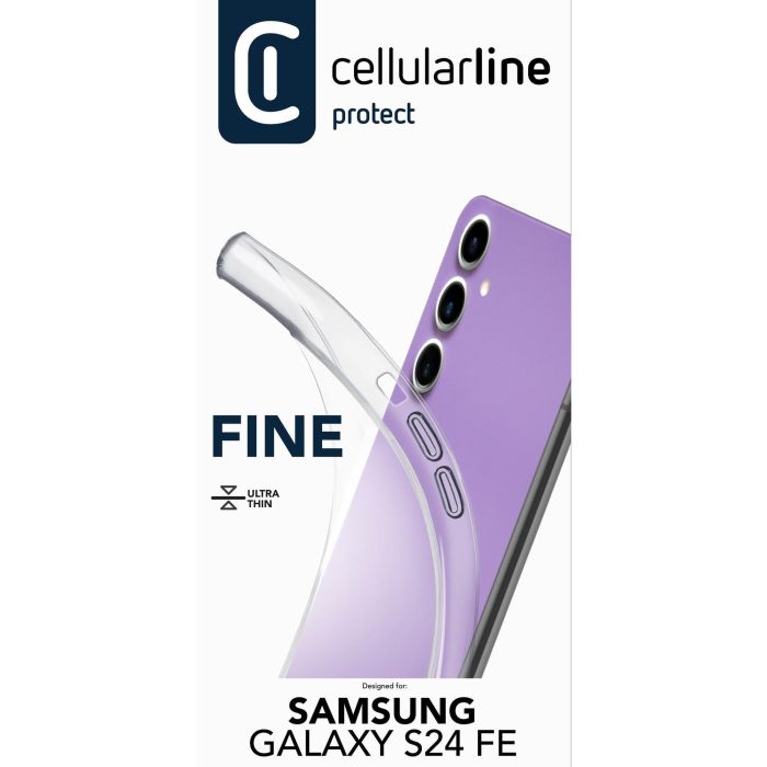 Cellularline Fine Case para Samsung S24 FE transparente