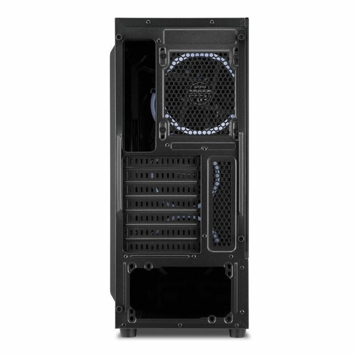 Sharkoon TK5M RGB Caja ATX Negra con 4 Ventiladores LED RGB 120mm, Panel Frontal Rejilla y Lateral de Cristal Templado, USB-C 1 Sharkoon TK5M RGB Caja ATX Negra con 4 Ventiladores LED RGB 120mm, Panel Frontal Rejilla y Lateral de Cristal Templado, USB-C 1