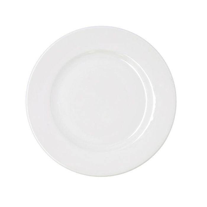 Plato Llano Porcelana Serenity Hydrozero Bidasoa 27 cm (6 Unidades)