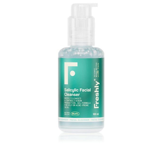 Freshly Cosmetics Gel Limpiador Facial con Ácido Salicílico y Azelaico - 100 ml para Piel Grasa y Acné Freshly Cosmetics Gel Limpiador Facial con Ácido Salicílico y Azelaico - 100 ml para Piel Grasa y Acné