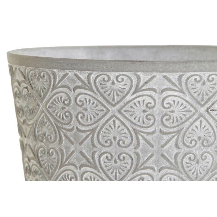 Macetero DKD Home Decor Gris Cemento 17 x 17 x 14,5 cm (3 Unidades) 1 Macetero DKD Home Decor Gris Cemento 17 x 17 x 14,5 cm (3 Unidades) 1