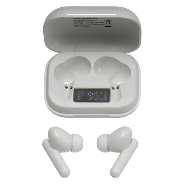 Auriculares Bluetooth Denver Electronics 111191120210 Blanco 7 Auriculares Bluetooth Denver Electronics 111191120210 Blanco 7