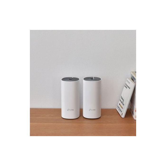 TP-LINK DECO E4(2-PACK) router inalambrico doble banda (2,4/5 GHz) Wi-Fi 5 (802.11ac) Ethernet rápido 2-pack Blanco 2 TP-LINK DECO E4(2-PACK) router inalambrico doble banda (2,4/5 GHz) Wi-Fi 5 (802.11ac) Ethernet rápido 2-pack Blanco 2