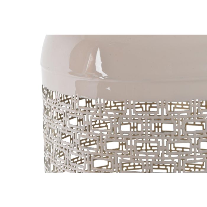 DKD Home Decor Portavelas Delhi Chic Rosa y Azul, 24 x 56 x 24 cm (2 Unidades) 1