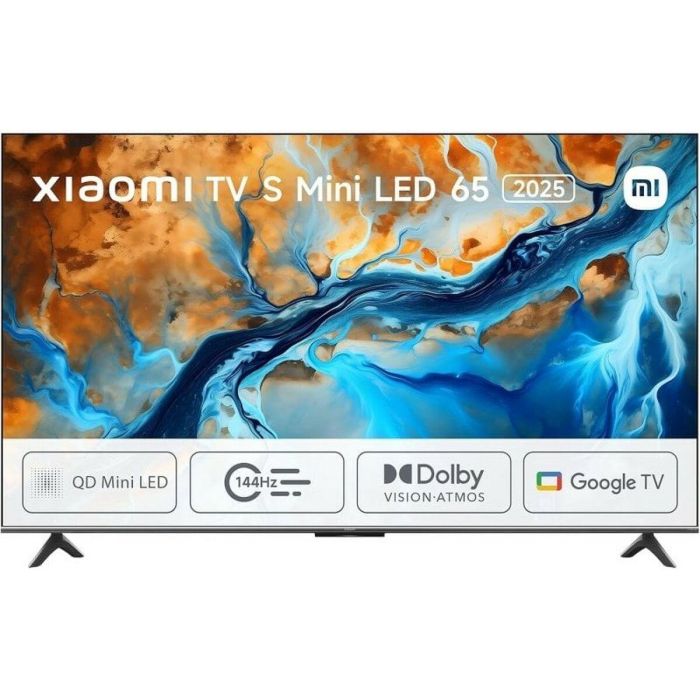 Xiaomi TV S Mini LED 65 pulgadas 4K Ultra HD Smart TV Wi-Fi Negro 2025, con Retroiluminación Mini LED y Brillo 1200 cd/m² Xiaomi TV S Mini LED 65 pulgadas 4K Ultra HD Smart TV Wi-Fi Negro 2025, con Retroiluminación Mini LED y Brillo 1200 cd/m²