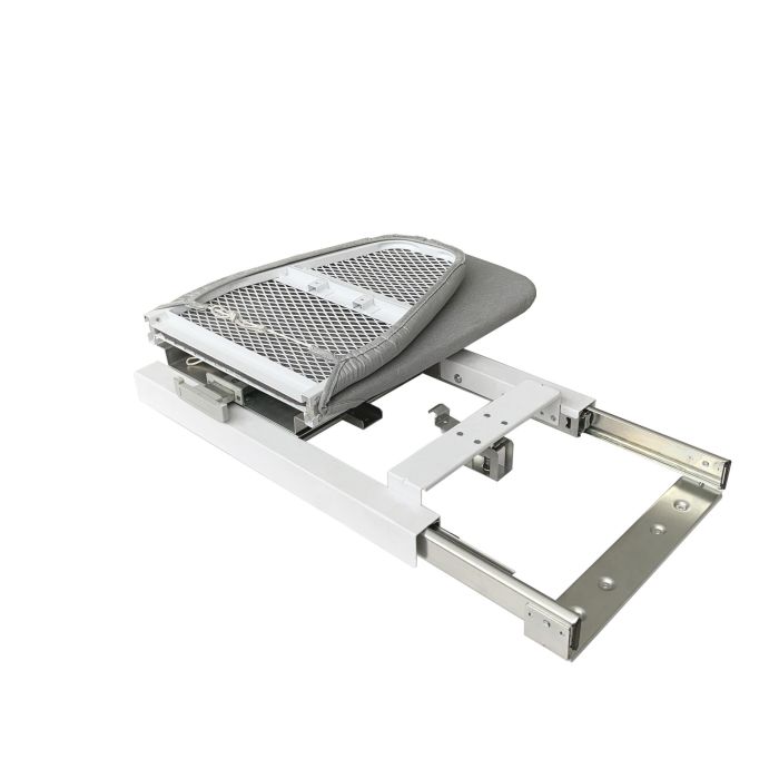HERRAJES ALK Tabla de Planchar Serie Óptima Extraíble Abatible Giratoria para Cajón Plegable Blanco Ahorra Espacio 2 HERRAJES ALK Tabla de Planchar Serie Óptima Extraíble Abatible Giratoria para Cajón Plegable Blanco Ahorra Espacio 2
