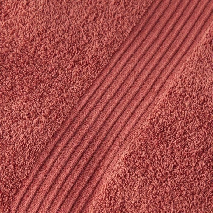 Today TOD3574641230906 Maxi Sábana de Baño Essential 100% Algodón 90x150 cm Terracota 2 Today TOD3574641230906 Maxi Sábana de Baño Essential 100% Algodón 90x150 cm Terracota 2