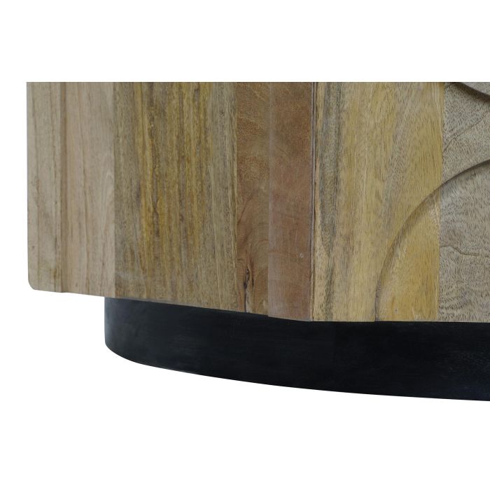 DKD Home Decor Mesa Centro Moderno Mango y Marmol 80 x 80 x 45 cm 5