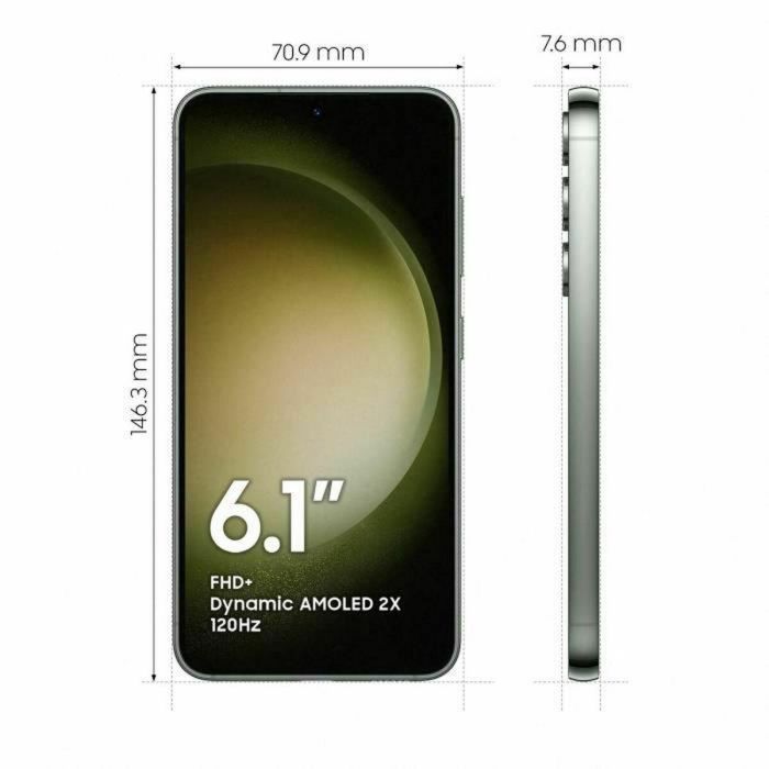 Smartphone Samsung Galaxy S23 5G 128 GB Verde 6,1" 8 GB RAM 128 GB 4 Smartphone Samsung Galaxy S23 5G 128 GB Verde 6,1" 8 GB RAM 128 GB 4