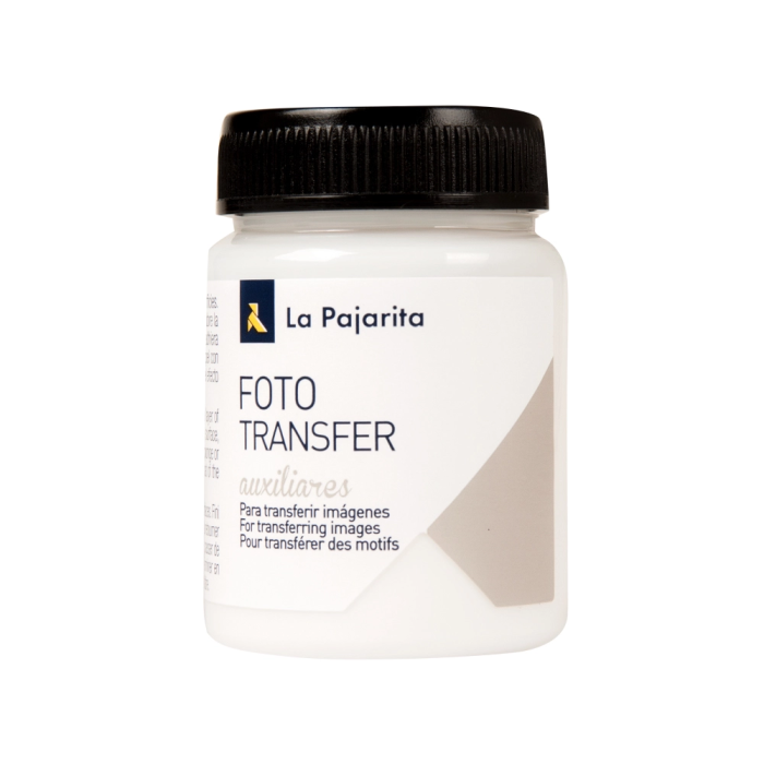 La pajarita Foto Transfer Bote 75 ml para Transferencia de Imágenes sobre Lienzo, Madera, Tela, Vidrio y Más con Acabado Brillante 1