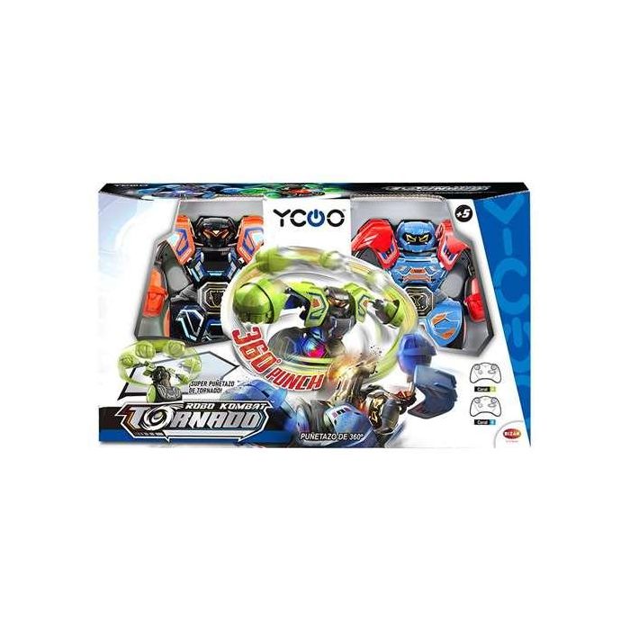 Bizak Robot Kombat Tornado Battle - Robot de Combate con Puñetazo 360º, Armaduras Desmontables, Luces y Sonidos - Edad +5 años 0 Bizak Robot Kombat Tornado Battle - Robot de Combate con Puñetazo 360º, Armaduras Desmontables, Luces y Sonidos - Edad +5 años 0