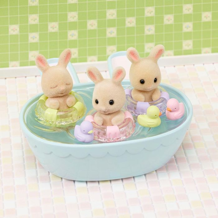 Sylvanian Families La Hora Del Baño De Los Trillizos Set con Bañera, Flotadores y Figuras para +3 Años 2 Sylvanian Families La Hora Del Baño De Los Trillizos Set con Bañera, Flotadores y Figuras para +3 Años 2