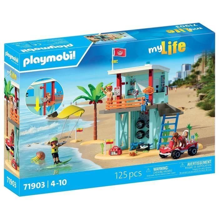PLAYMOBIL 71903 Torre de Vigilancia con Coche de Playa y Perro de Rescate – Set de Juguete con Buggy para Niños 0 PLAYMOBIL 71903 Torre de Vigilancia con Coche de Playa y Perro de Rescate – Set de Juguete con Buggy para Niños 0